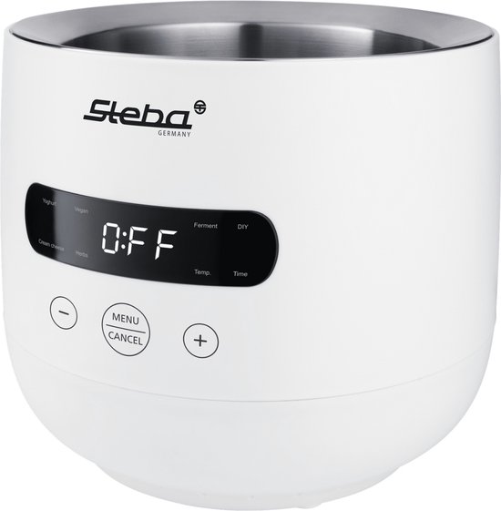 Steba JM4 - Yoghurtmaker / Fermentatie pot - 2 containers met 2 liter & 1.3 liter inhoud - LED display - timer van Merkloos — afbeelding 2