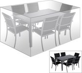 GZ1194tp housse de protection indéchirable, housse imperméable pour meubles de jardin 242x162x100cm, transparente