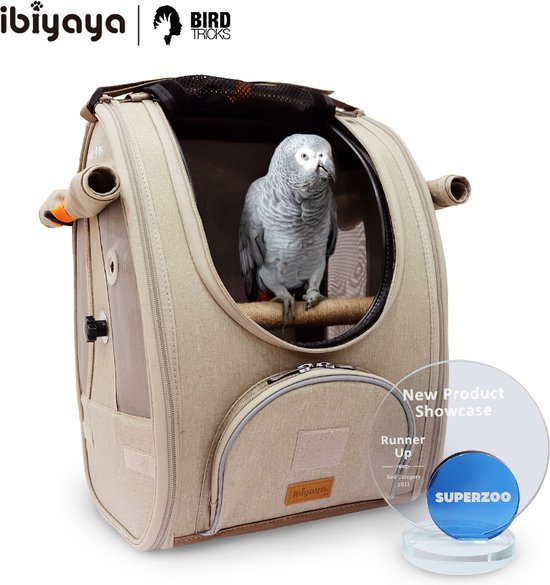 CityBAG - Rugzak Voor Het Vervoeren Van Huisdieren, Kat, Hond Of Vogels Stevige Plastic En Stoffen Drager