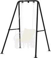 Hangmatstandaard, hangstoel standaard max load 300 lbs, schommelstandaard, outdoor of indoor hangmat met standaard