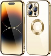 Cityhoesje.nl - iPhone 14 Pro - Magnetic - Magsafe - Back Cover - Goud