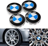 4x BMW lichtmetalen wielnaafdoppen 68 mm auto-accessoires