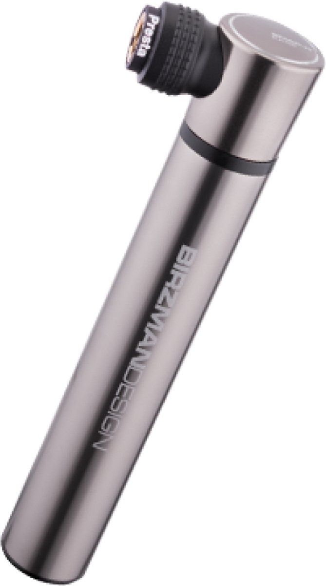 Birzman Mini Apogee Handpomp, zilver