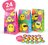 24 x Uitdeelzakjes Emoji's | Mix kleuren
