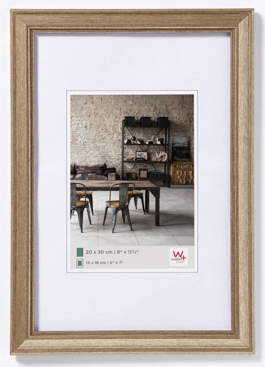 Walther Lounge - Fotolijst - Fotoformaat 15x20 cm - Staal