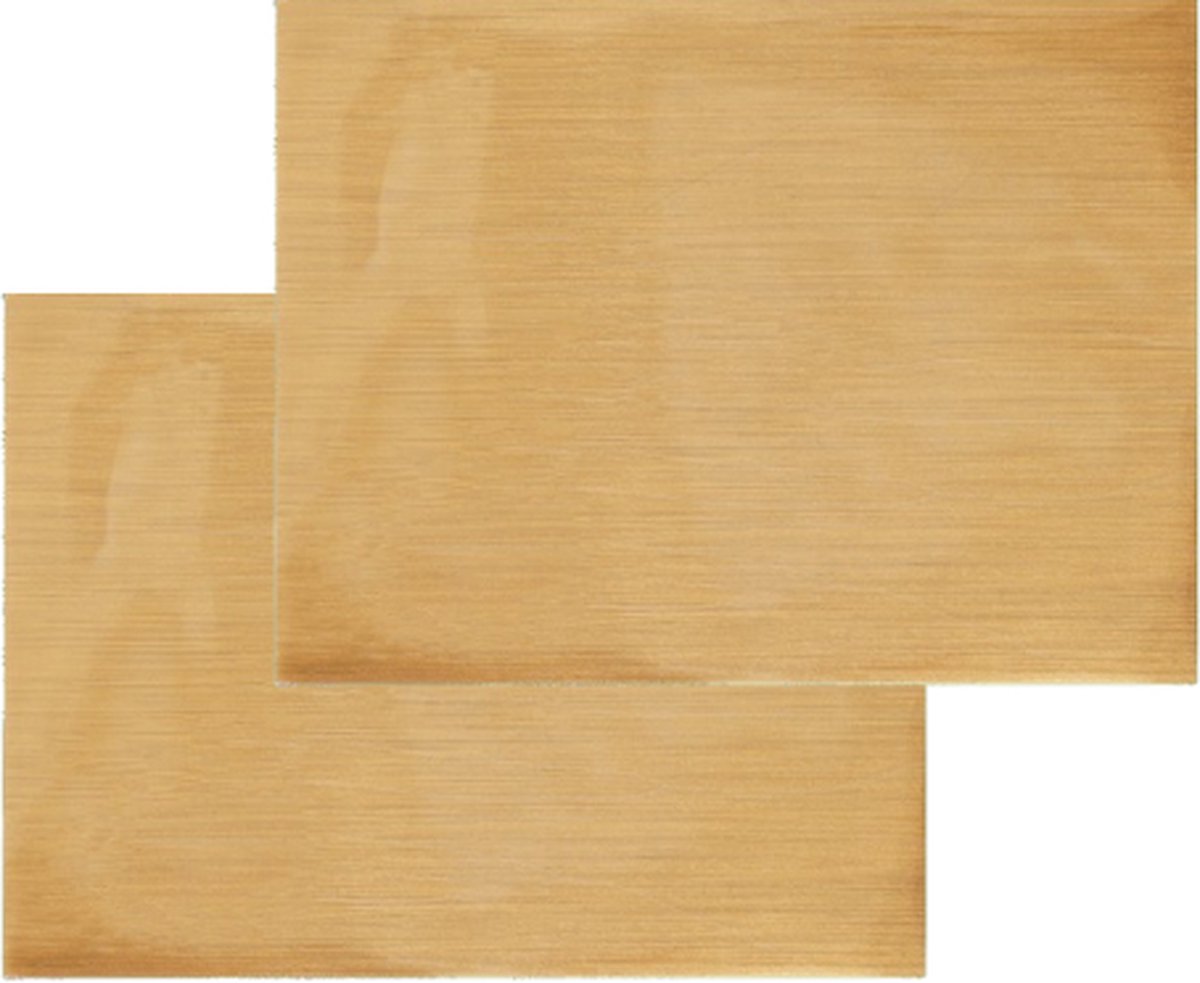 Design Placemat AMELIE - Goud - 45 x 30 cm - Set van 2