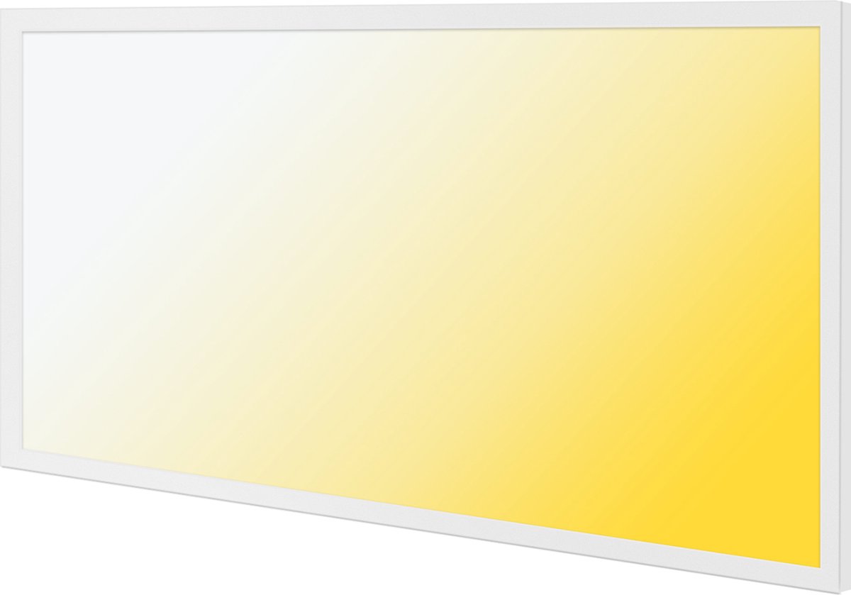 Velvalux LED Paneel 30x60 - Velvalux Lumis - LED Paneel Systeemplafond - Aanpasbare Kleur CCT - 24W - Inbouw - Rechthoek - Wit - Flikkervrij