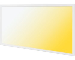 LED Paneel 30x60 - Velvalux Lumis - LED Paneel Systeemplafond - Aanpasbare Kleur CCT - 24W - Inbouw - Rechthoek - Wit - Flikkervrij
