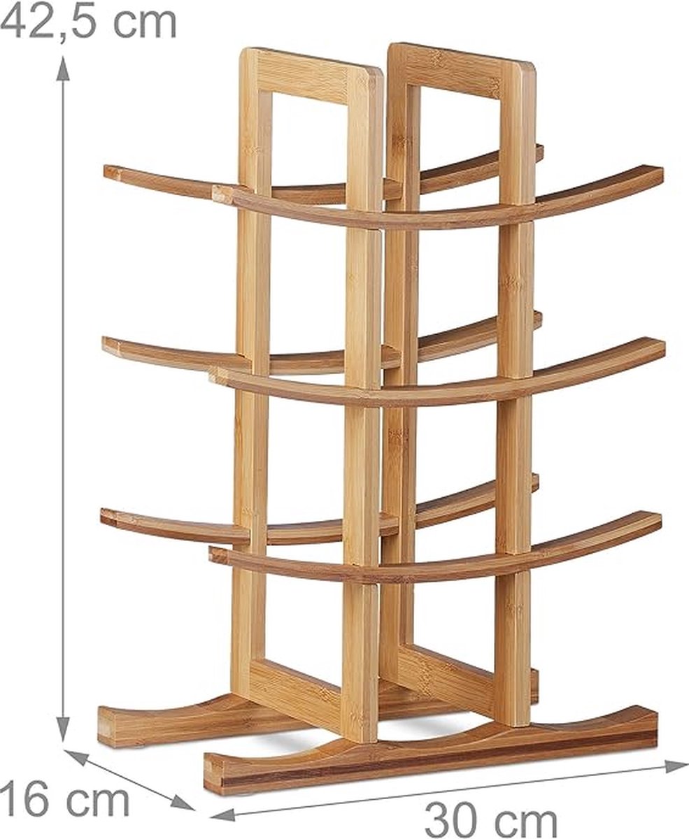 wijnrek / flessen display houder, Vrijstaande - wijnrek muur /12