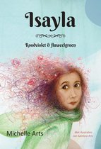 Isayla 1 - Roodviolet en fluweelgroen