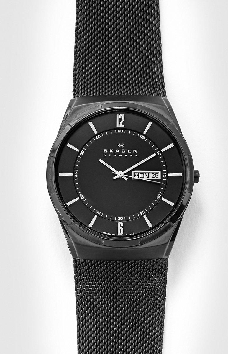 Skagen Melbye SKW6006 Herenhorloge 40 mm - Zwart