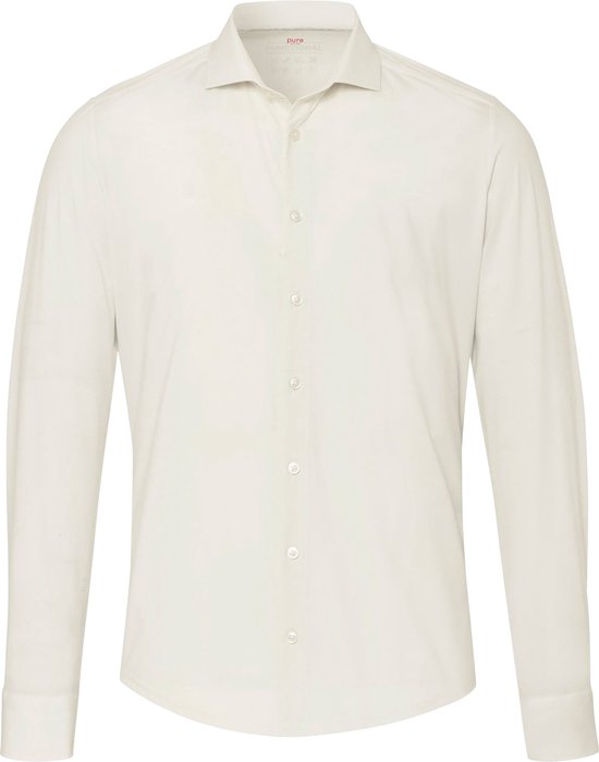 Pure - La Chemise Fonctionnelle Ecru - Taille 42 - Coupe slim