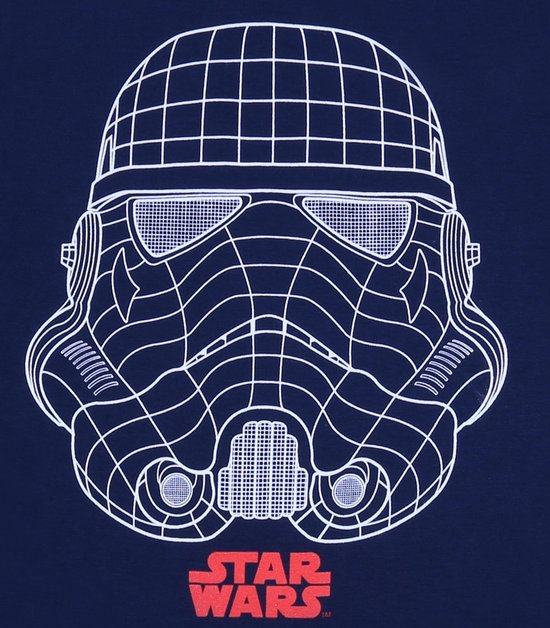 Pull garçon bleu foncé à manches longues - Stormtrooper