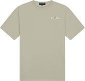 Quotrell - RESORT T-SHIRT - STONE/WHITE - XL