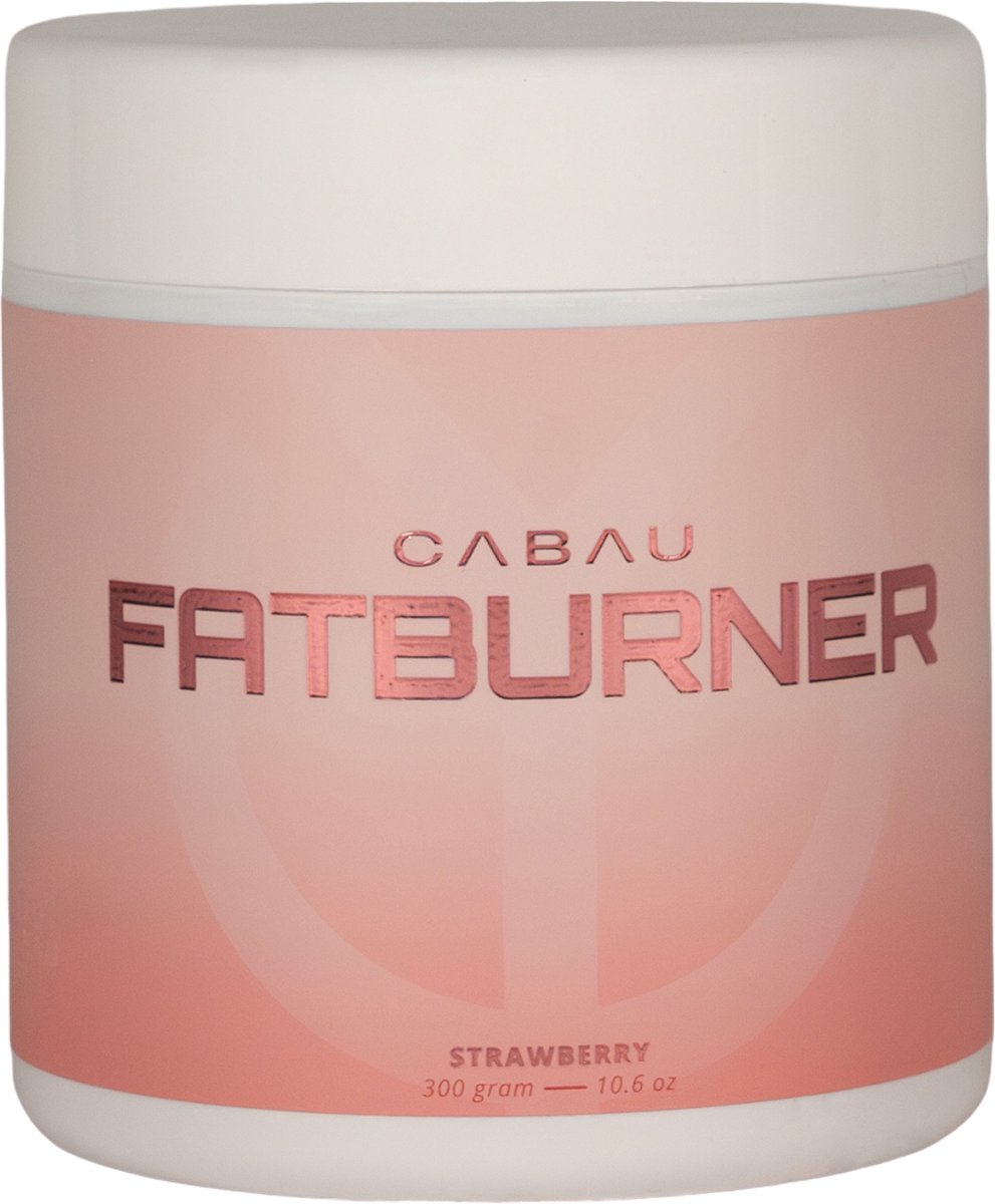 Goedkoopste Cabau - Fatburner / Vetverbrander - Strawberry - Stimuleert vetverbranding - Minder snoepen - Meer energie - 300 gram