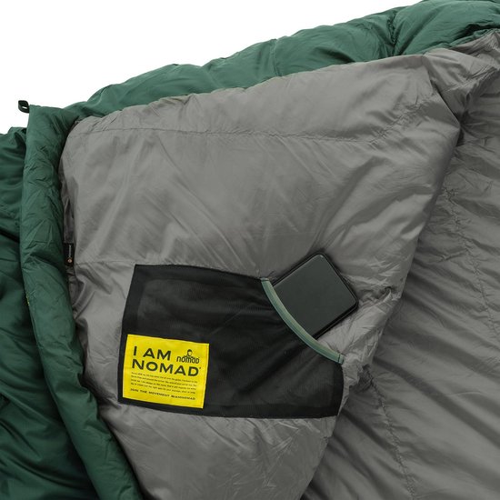 NOMAD® Taurus 400 Slaapzak - 210x80cm Groen - Lichtgewicht & Kwalitatief - Slaapzak - Incl Hoes van NOMAD — afbeelding 2