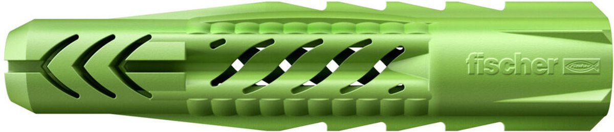 FISCHER - Anker alle materialen UX Groen 12x70 - gemaakt van hernieuwbare grondstoffen - Doos van 18