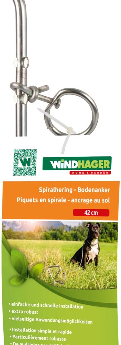 Windhager 7134 tentaccessoire Tentharing Metaal Roestvrijstaal 1 stuk(s)