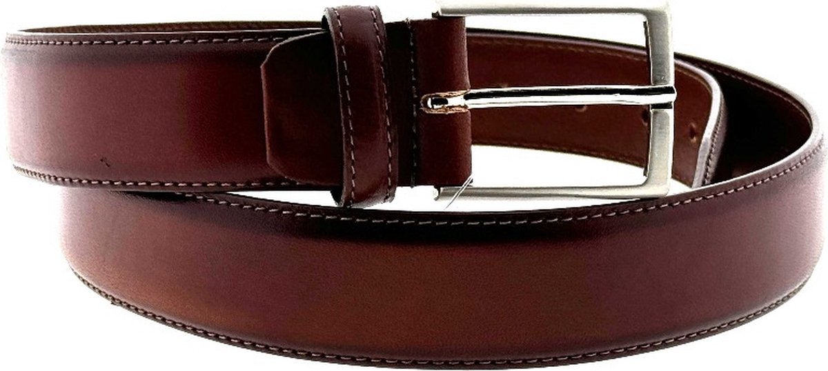 LeCram 2135 leren riem middelbruin, 115