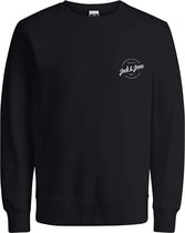 Jack & Jones - Heren Sweaters arthur Sweat Crew Neck - Zwart - Maat XL