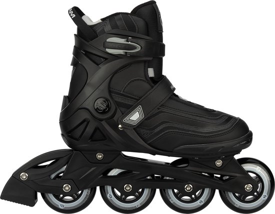 Nijdam Inline Skates - Gear Up - Maat 44 - Zwart