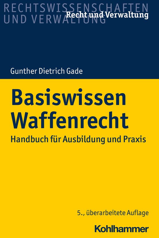 Basiswissen Waffenrecht - cover