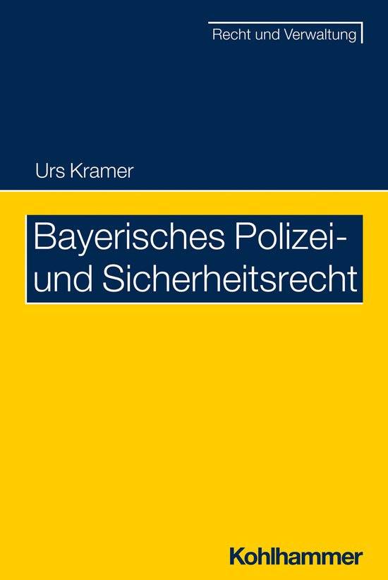 Bayerisches Polizei- und Sicherheitsrecht - cover