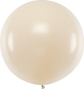 Partydeco - Ballonnen latex - ivoor 100 cm (per stuk)