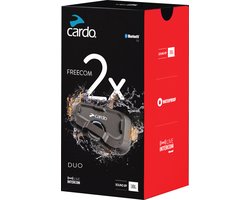 Cardo Freecom 2X Duo Bluetooth Communicatiesysteem - Maat - Bluetooth Intercom