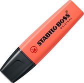 Surligneur STABILO Boss Original 70/140 pastel soft corail rouge - 10 pièces - 10 pièces