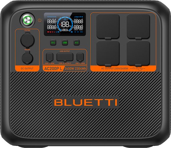 Bluetti AC200P L – Power Station – 2400W – 2304Wh – 1200W Solar Input