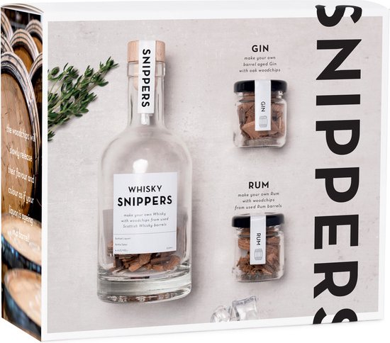 Snippers Gift Pack Mix - Whisky, Gin & Rum - Snippers