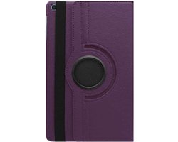 Draaibare Bookcase - Geschikt voor Samsung Galaxy Tab S6 Lite Hoes - 10.4 inch (2021, 2022) - Paars