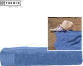 The One Towelling Classic Strandlaken - Strand handdoek - Hoge vochtopname - 100% Gekamd katoen - 100 x 180 cm - Aqua Azure