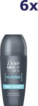 6x Dove Deo roll-on - 50ml - men+care classic