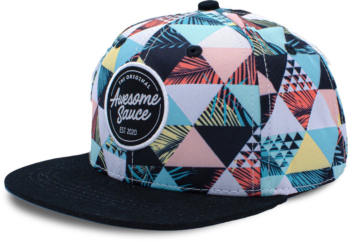 Awesome Sauce - Polygon Beach - 50cm tot 56cm - Kinderpet jongeren - Pet - Snapback
