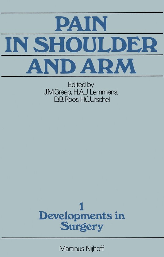 Developments in Surgery1- Pain in Shoulder and Arm - cover