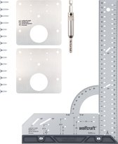 wolfcraft - Scharnier Reparatie Plaat - Projectset - 'Reparatie Scharnieren' - 8657000