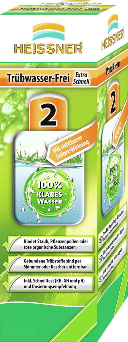 Heissner vijver troebelvrij water extra snel 250 ml