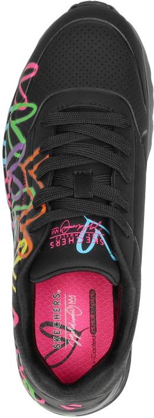 Skechers Baskets 314064L/BKMT UNO Lite Spread The Love Zwart Multi
