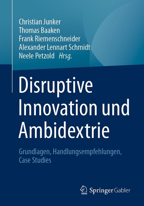 Business and Economics (German Language) - Disruptive Innova ... - cover