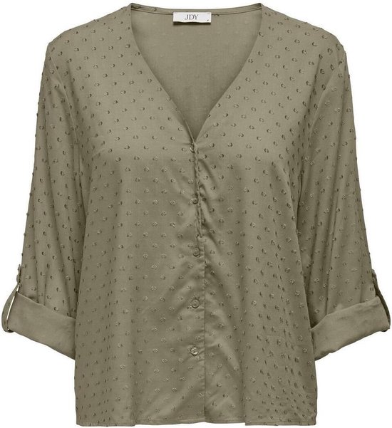 Jacqueline de Yong Blouse Jdydiana Life 7/8 Dobby Shirt Wvn 15311720 Sirène Femme Taille - M