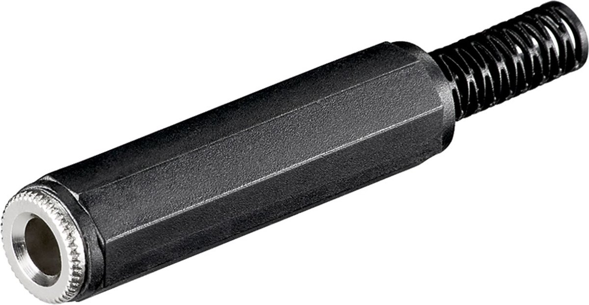 Goobay Stereo 6,35mm Jack audio contra connector recht