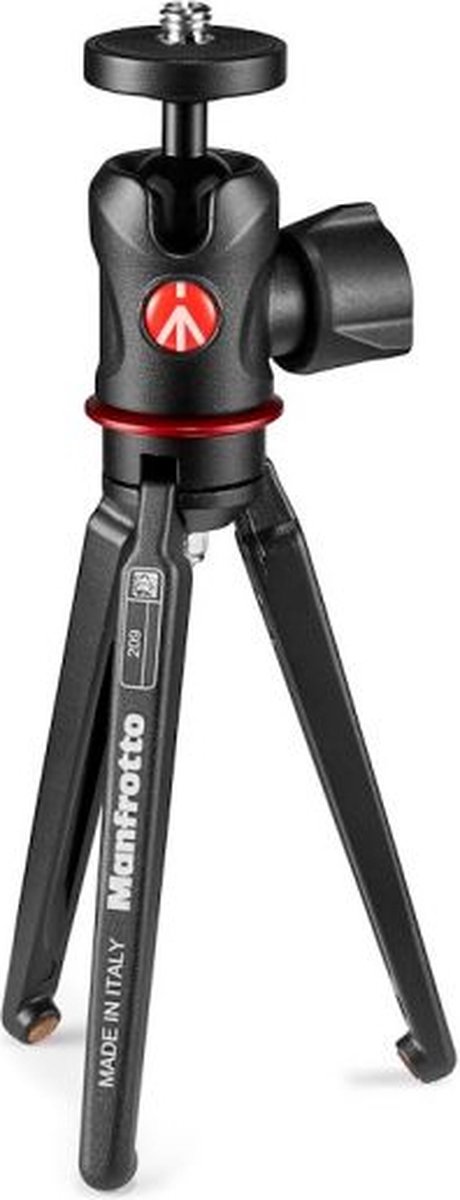 Manfrotto 209,492LONG-1 tripod Digitaal/filmcamera 3 poot/poten Zwart