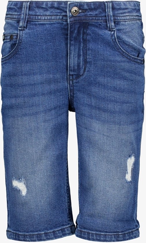 Unsigned jongens denim short medium blauw - Maat 164