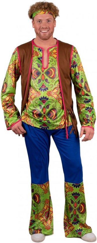 Hippie man Kostuum Cornelis - Maat 50