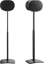 Sanus WSSE3A1-B2 adjustable speaker stand - verstelbaar in hoogte - luidsprekerstandaard - optimale luisterhoogte - kabelbeheer - geschikt voor Sonos ERA 300 - 2 stuks (paar) - Zwart