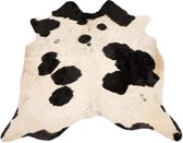 Koeienhuid vloerkleed Zwart Wit | Wit | Zwart | dikke kwaliteit koeienkleed | Ecologisch gelooide koeienvellen | Uniek gefotografeerde koeienhuiden