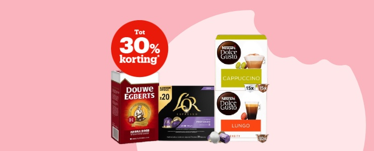 Tot 30%  korting*