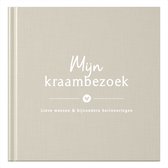 Fyllbooks Kraambezoekboek - Kraamtijd - Invulboek voor kraambezoek - Linnen Beige